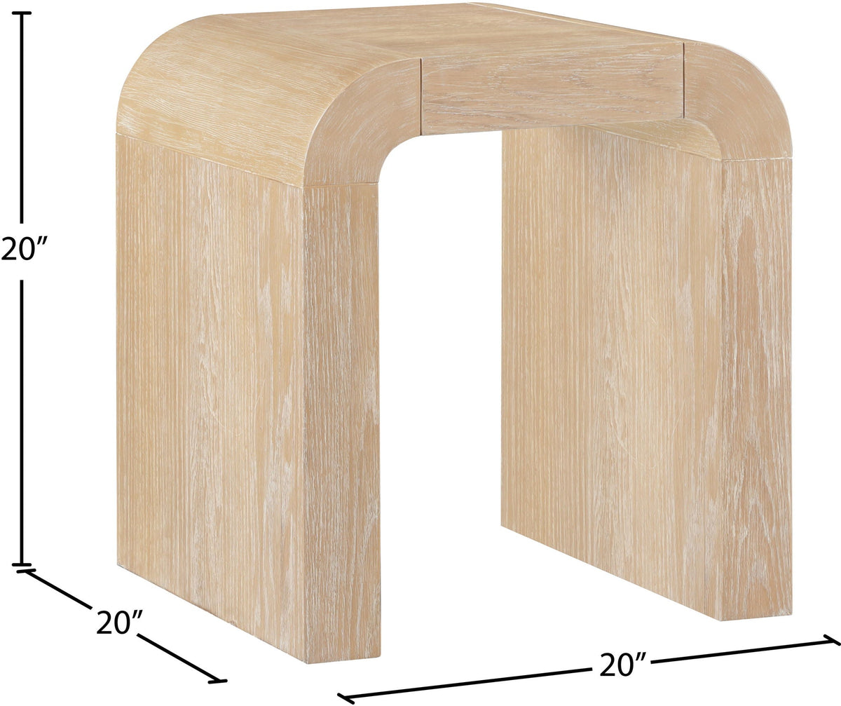 Toulon - Oak Veneer End Table