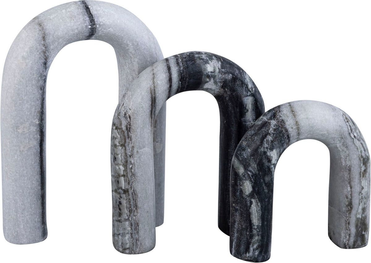 Arco - 3 Piece Marble Decorative Object