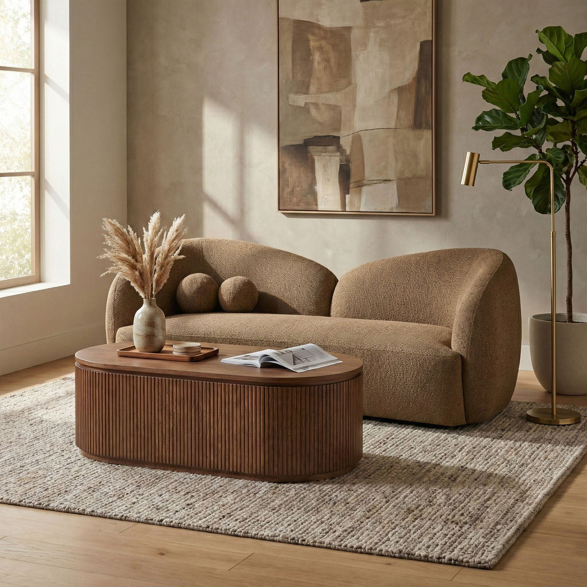 Elowen - Fabric Upholstered Sofa