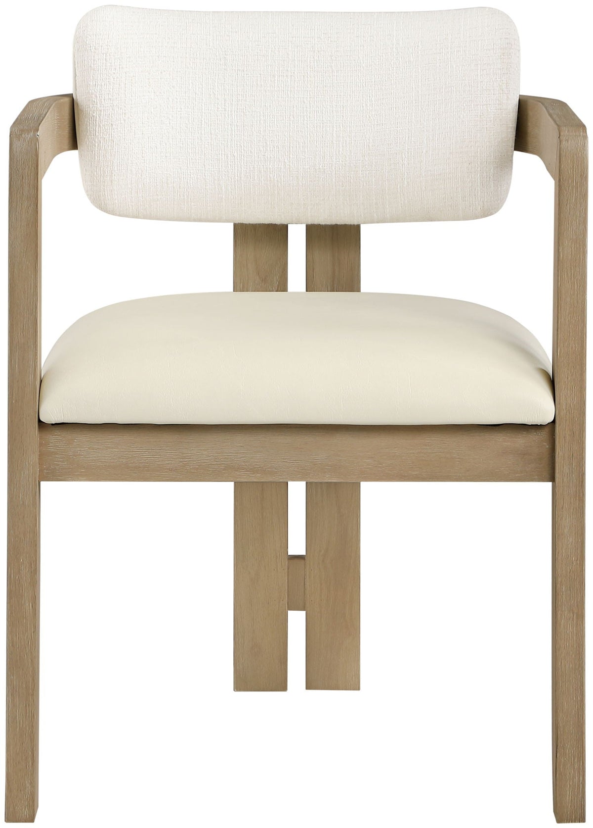 Ravina - Upholstered Dining Chair With Stained Natural Base (Set of 2)