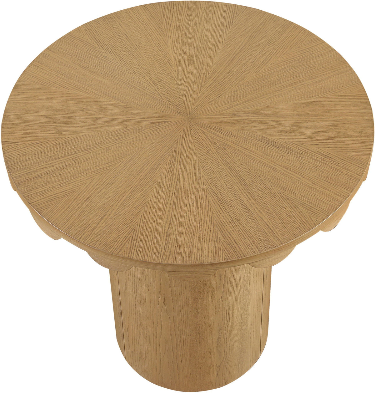 Dahlia - Solid Wood And Natural Cane Table