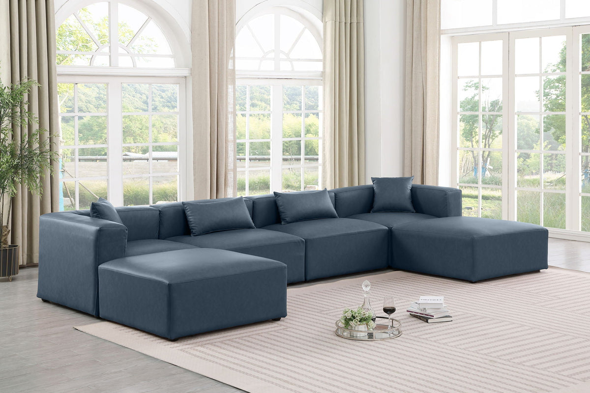 Cube - 6 Piece Modular Double Chaise Sectional