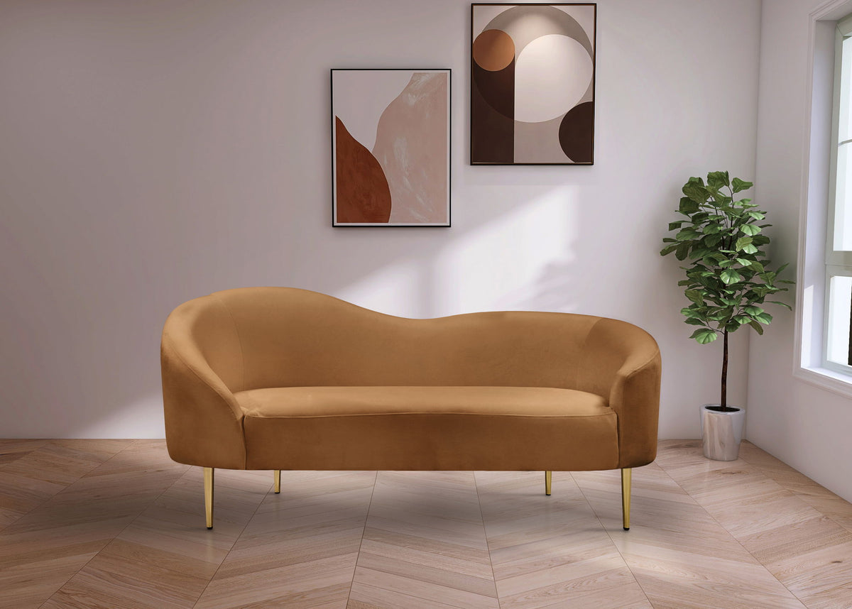 Ritz - Loveseat - Saddle