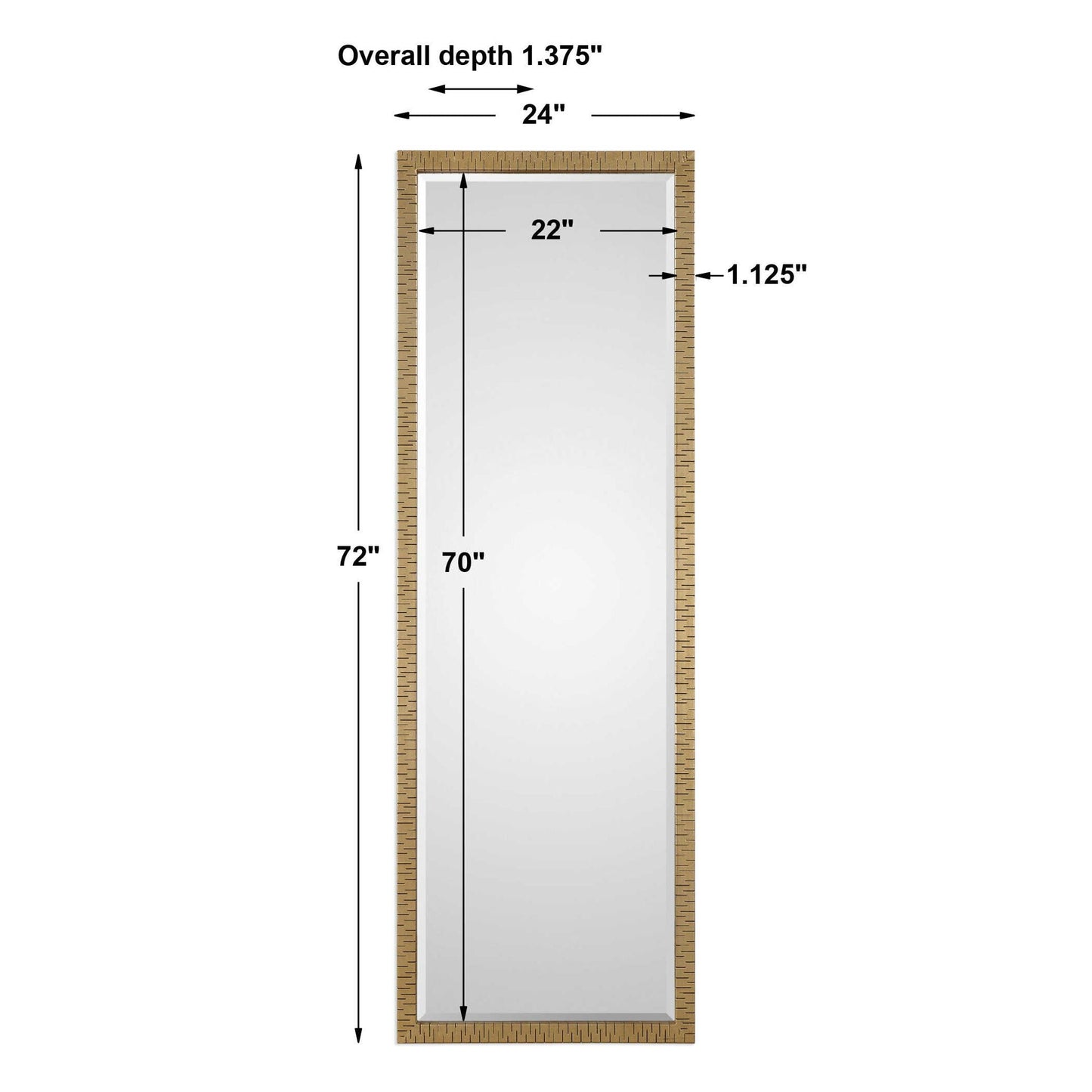 Vilmos - Metallic Mirror - Gold