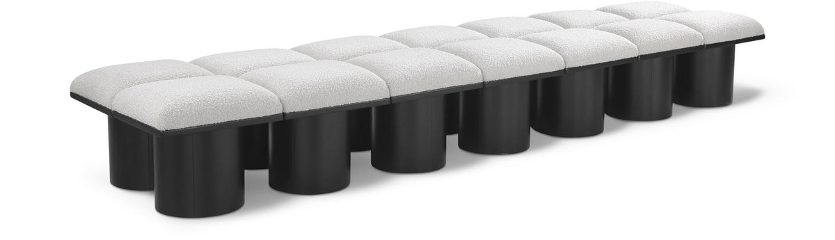 Pavilion - 14 Piece Modular Bench With Black Base