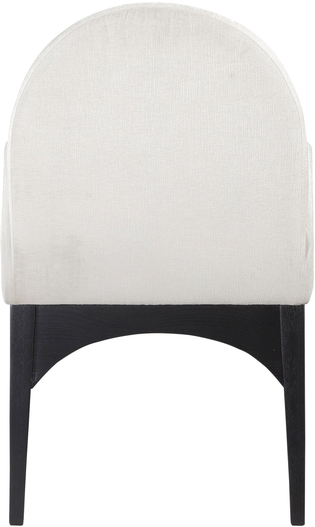 Waldorf - Chenille Dining Arm Chair With Black Legs