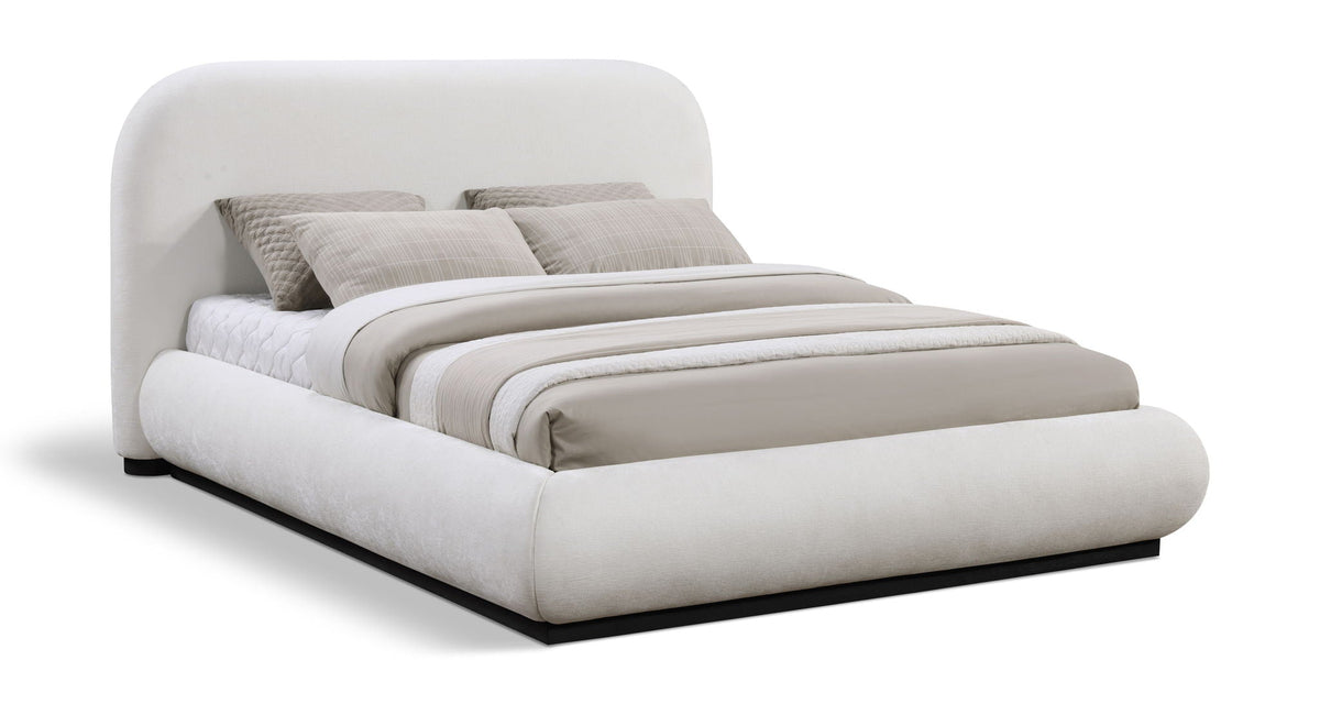 Vaughn - Chenille Bed With Black Base