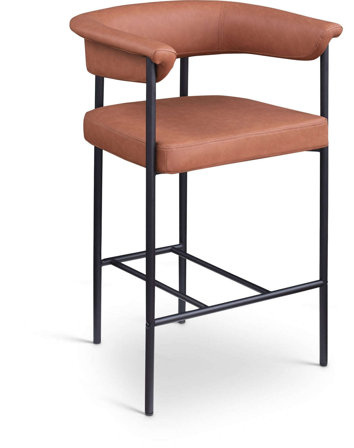 Malin - Faux Leather Counter Stool (Set of 2)