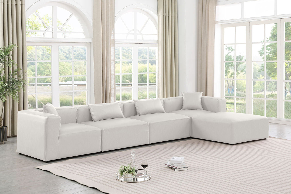 Cube - 5 Piece Modular Sectional With Chaise
