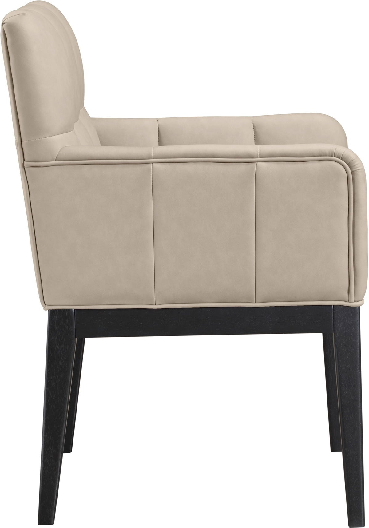 Adrian - Dining Arm Chair (Set of 2) - Black Legs