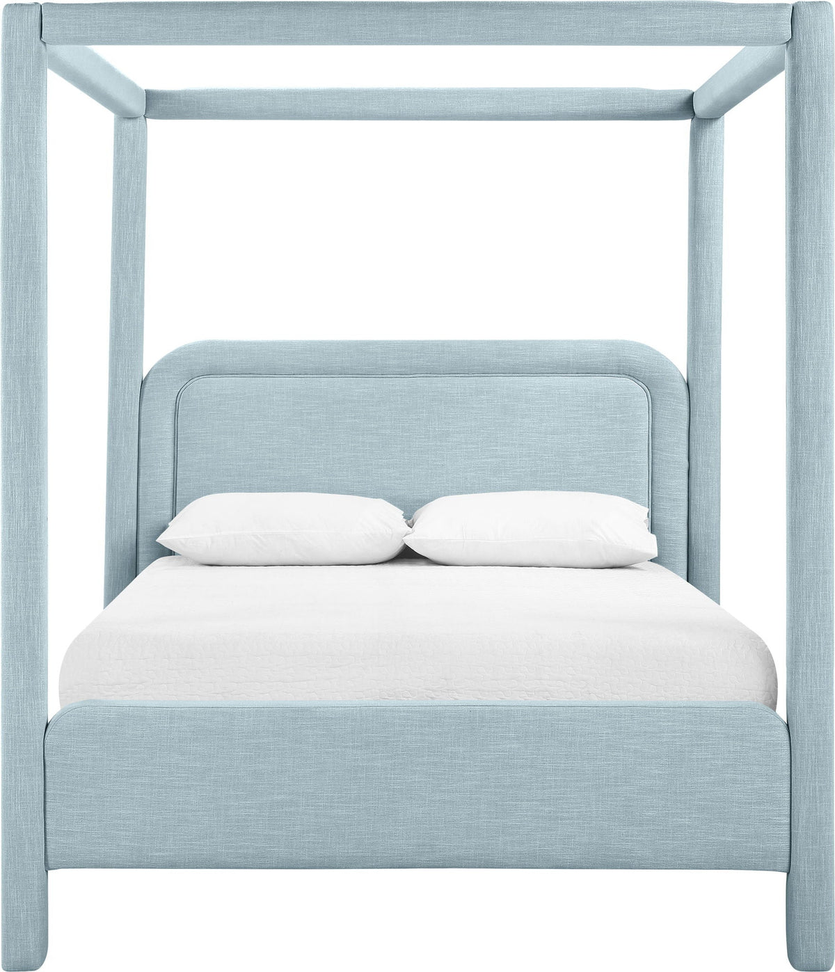 Salina - Linen Textured Fabric Upholstered Bed
