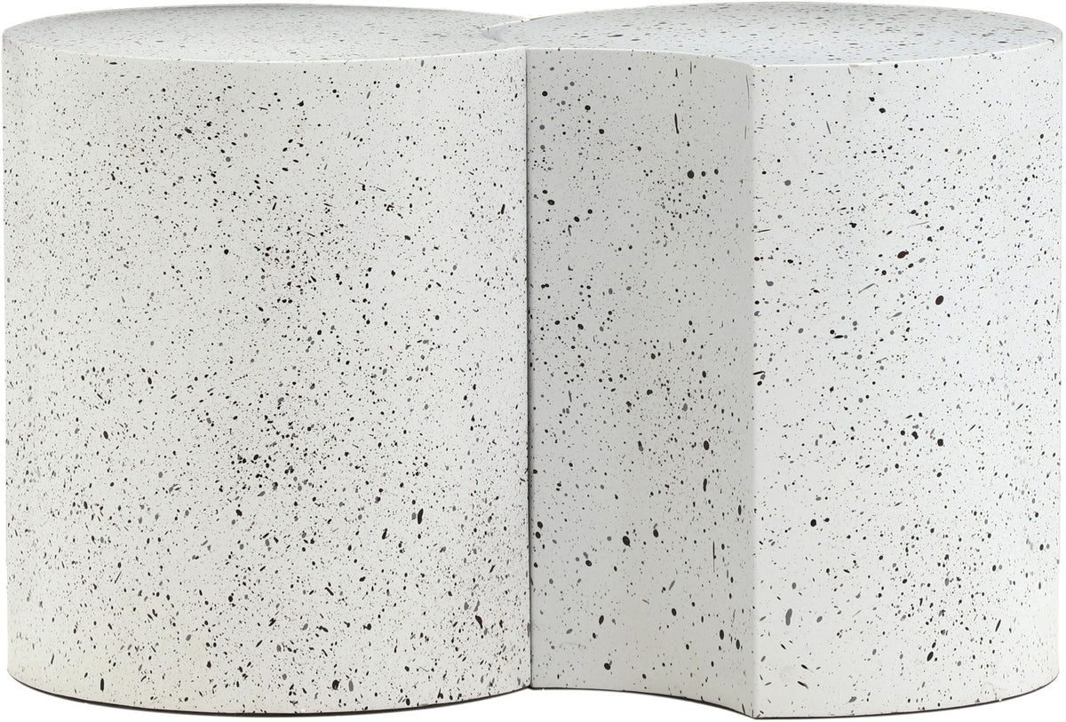 Dimple - End Table - Terazzo Finish