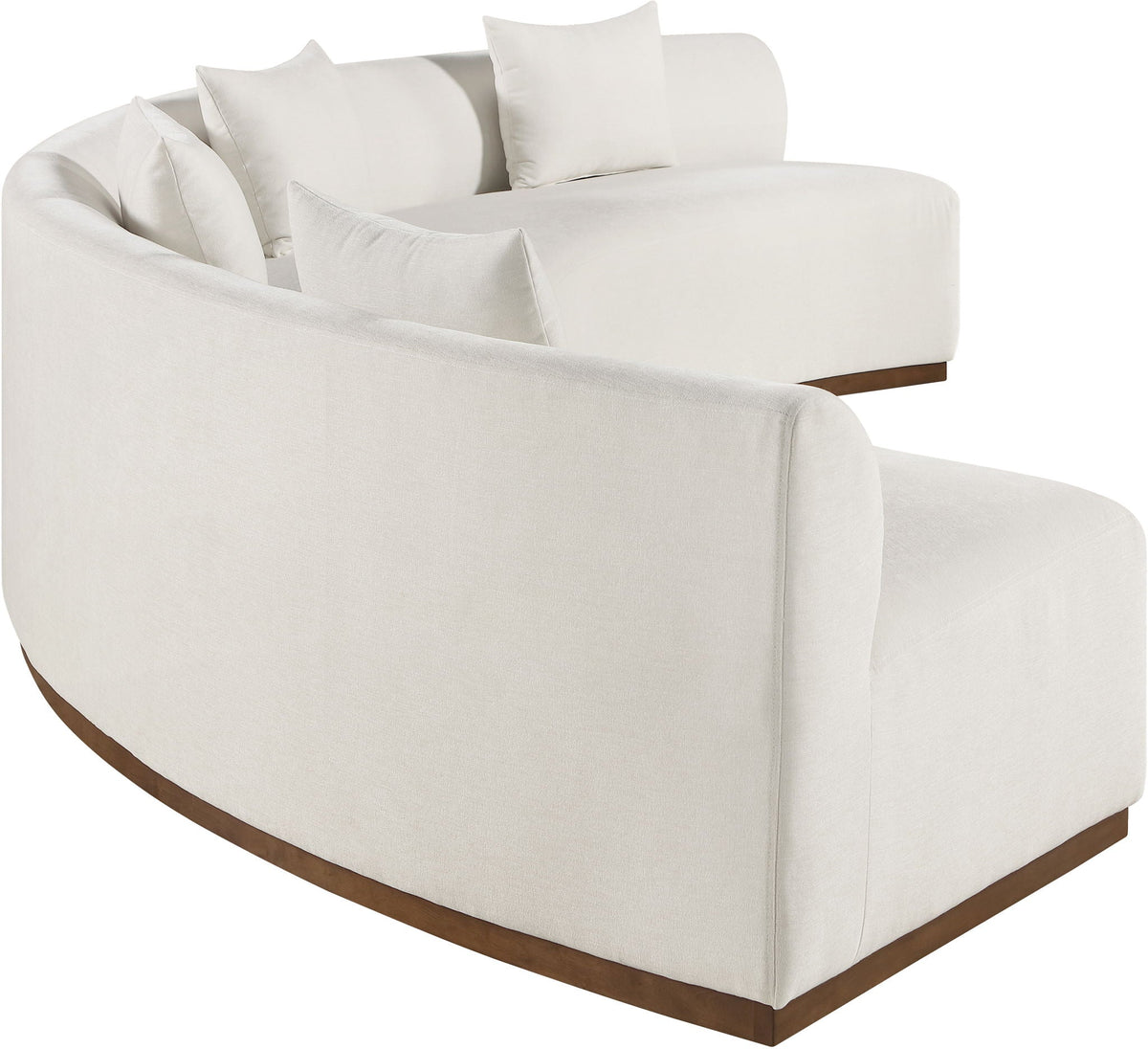 Avanti - 182.5" Chenille Fabric Upholstered 2 Piece Modular Sectional