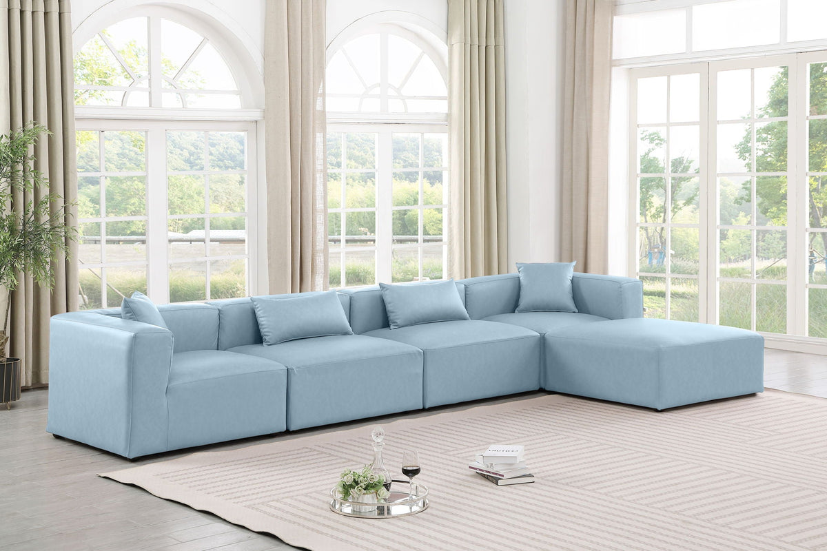 Cube - 5 Piece Modular Sectional With Chaise