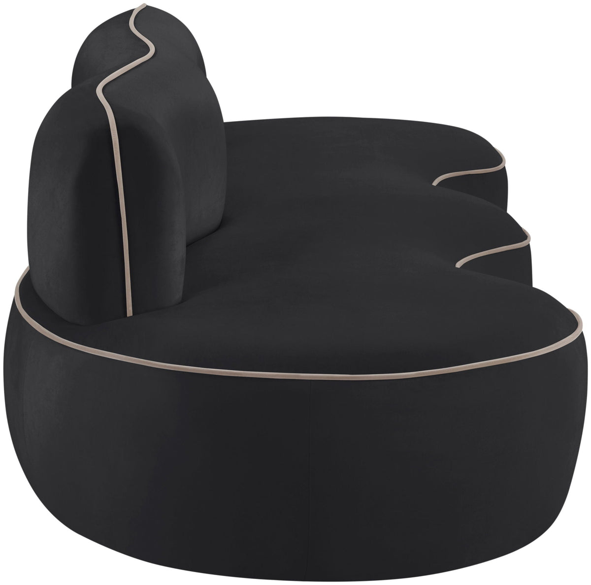 Swerve - Velvet 101" Upholstered Sofa