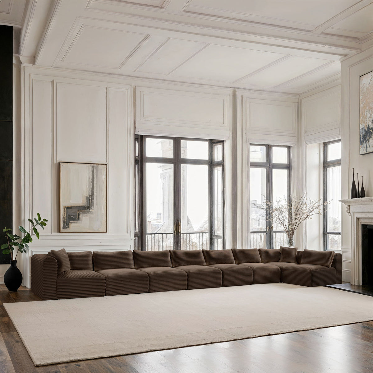 Shaggy - 8 Piece Modular Sectional
