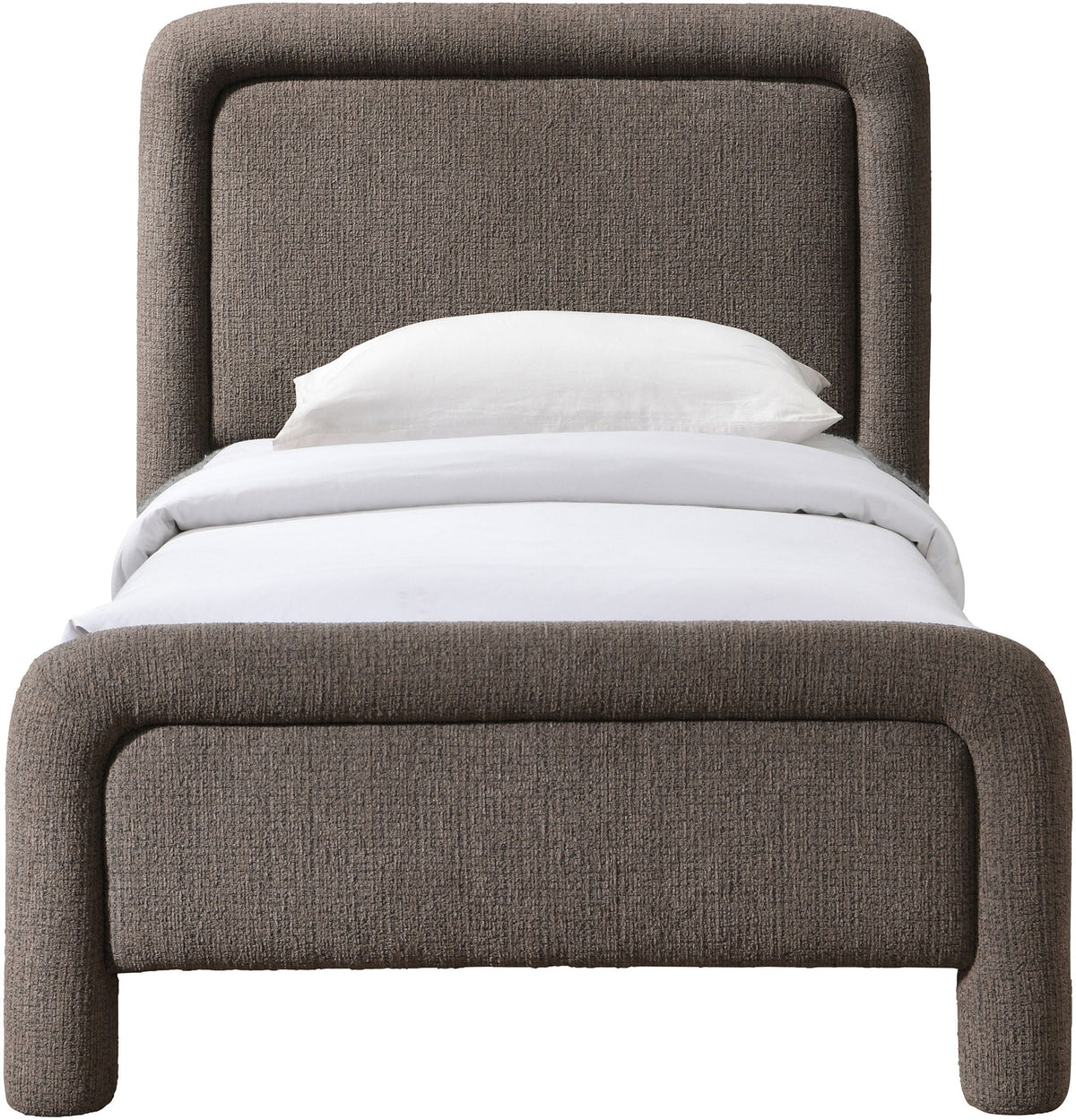 Baylor - Fabric With Interwoven Chenille Upholstered Bed