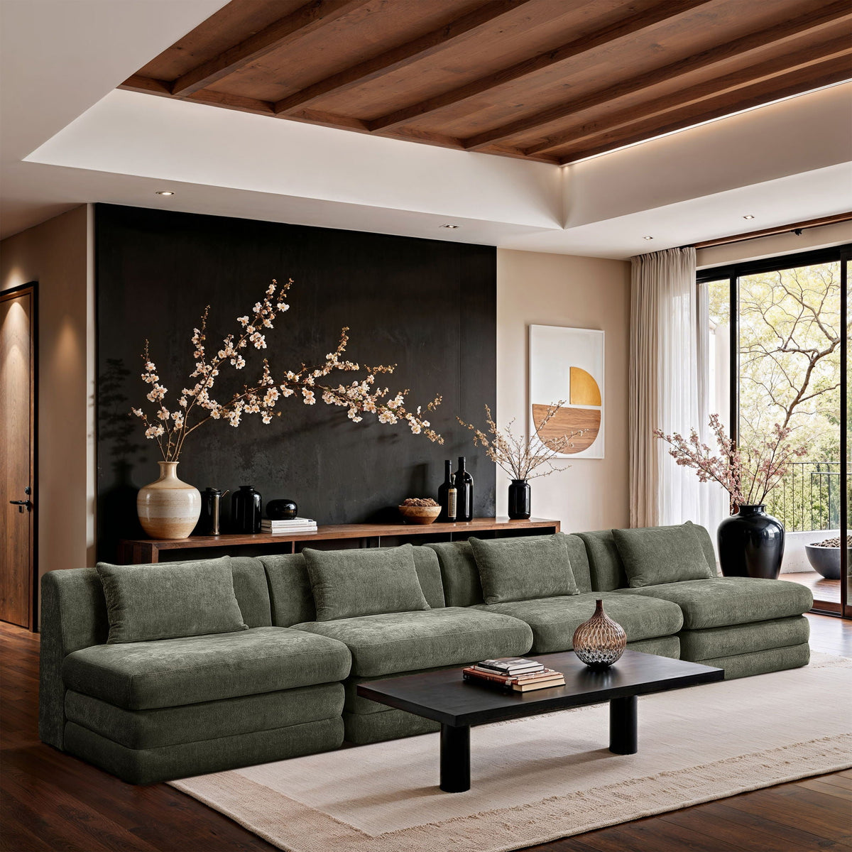 Stellar - 4 Piece Upholstered Modular Sectional