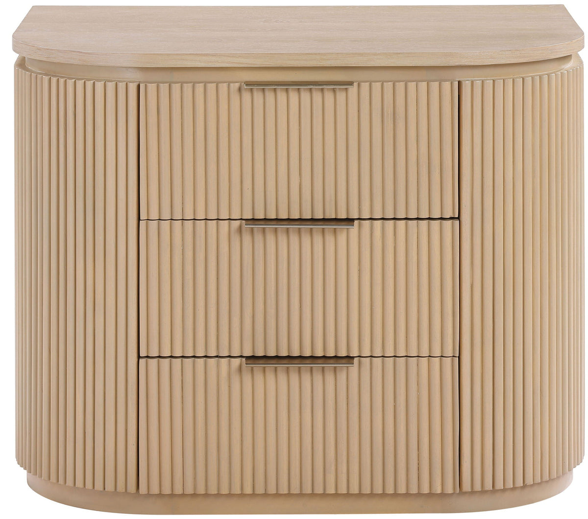 Astrid - Solid Wood And Oak Veneer Nightstand