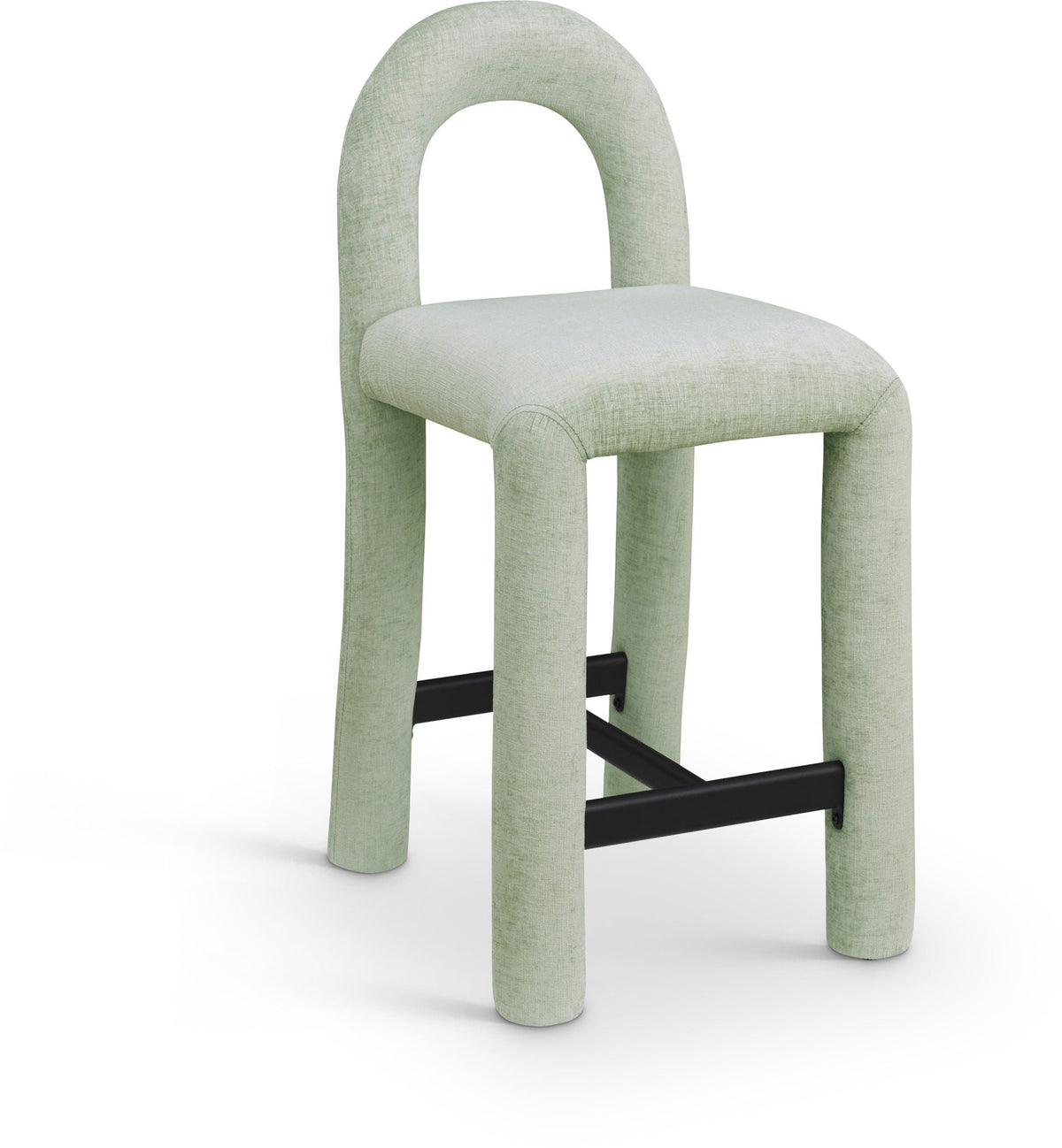 Amari - Chenille Fabric Stool