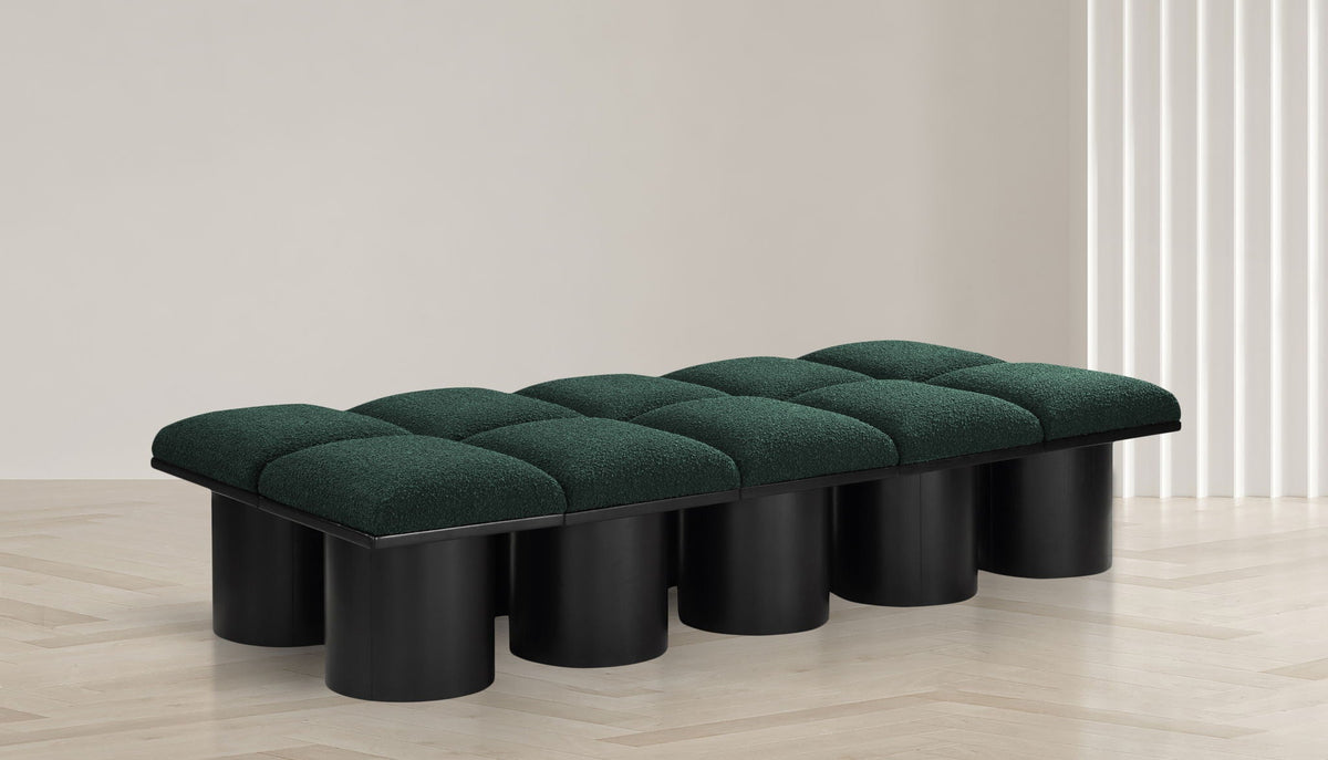 Pavilion - 10 Piece Modular Bench With Black Base