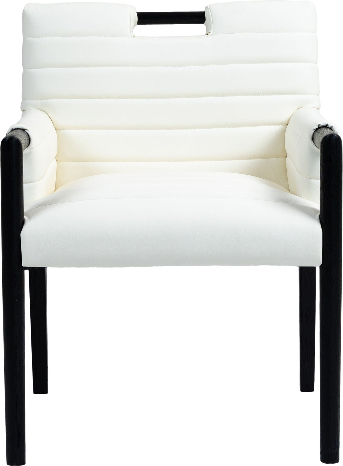 Aimee - Dining Arm Chair - Black Legs