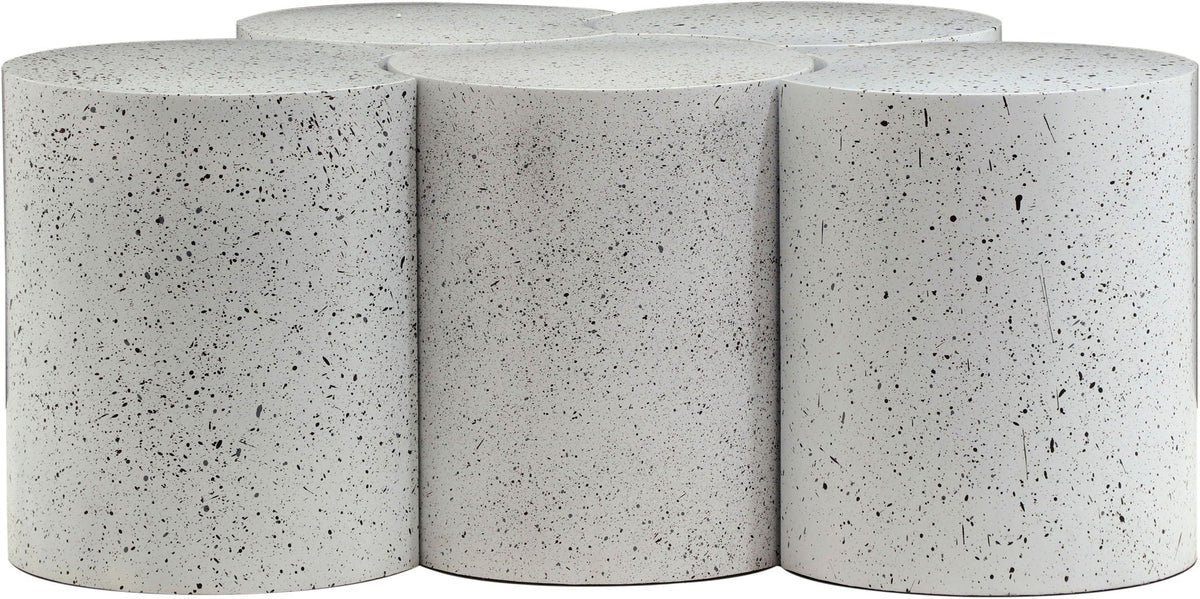 Dimple - 5 Piece Modular Coffee Table - Terazzo Finish
