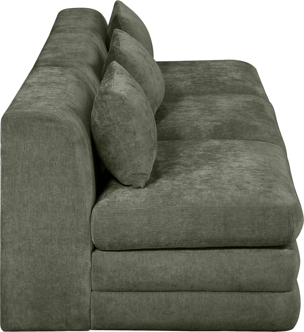 Stellar - 3 Piece 114" Upholstered Modular Armless Sofa