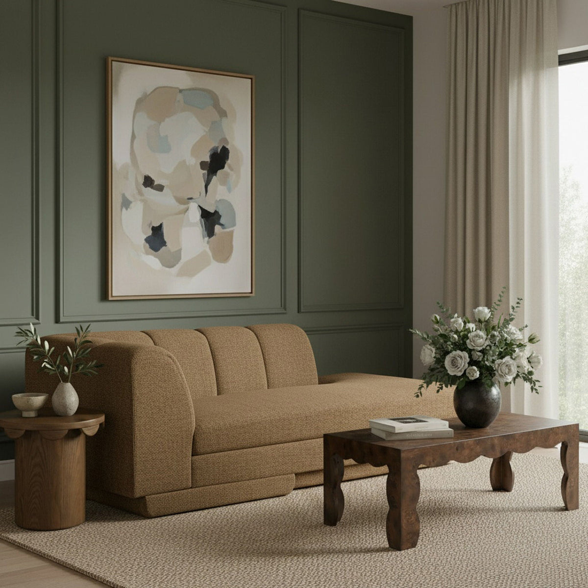 Modari - Fabric Upholstered Chaise