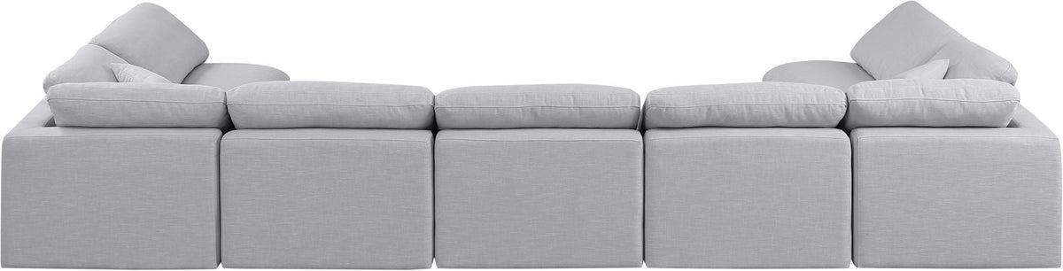 Indulge - Linen 7 Piece Modular U-Shaped Sectional