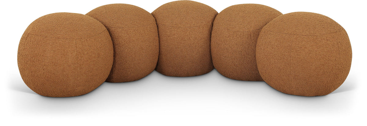 Apollo - Boucle Fabric Bench