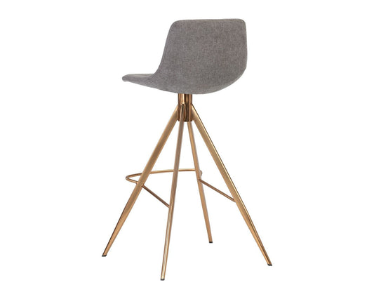 Andres Swivel Barstool Belfast Koala Grey