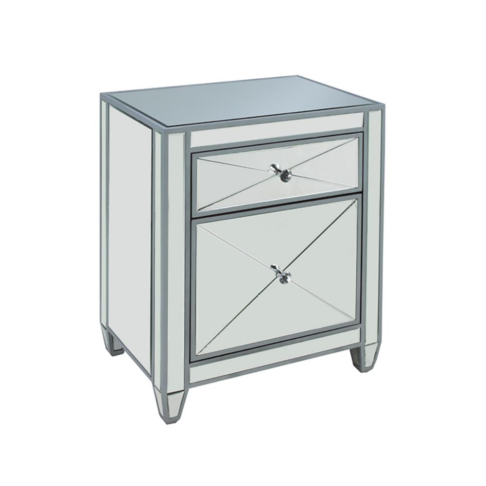 MADELYN MIRROR SIDE STAND 2 DRAWER