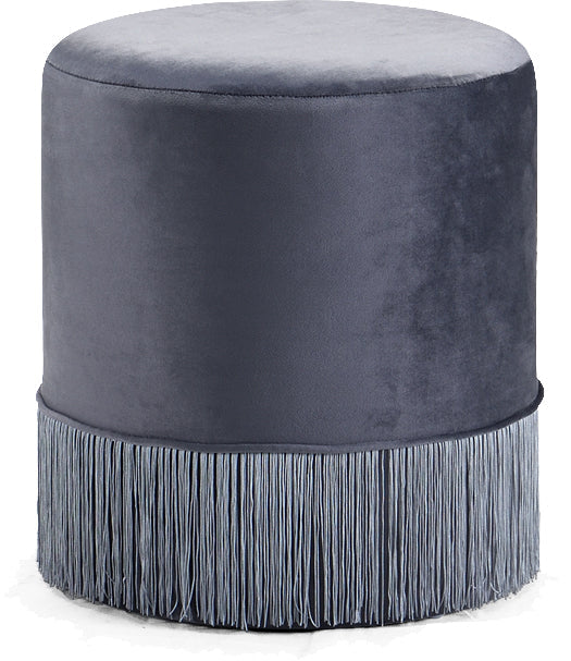 Teddy Velvet Ottoman/Stool - Furniture Depot