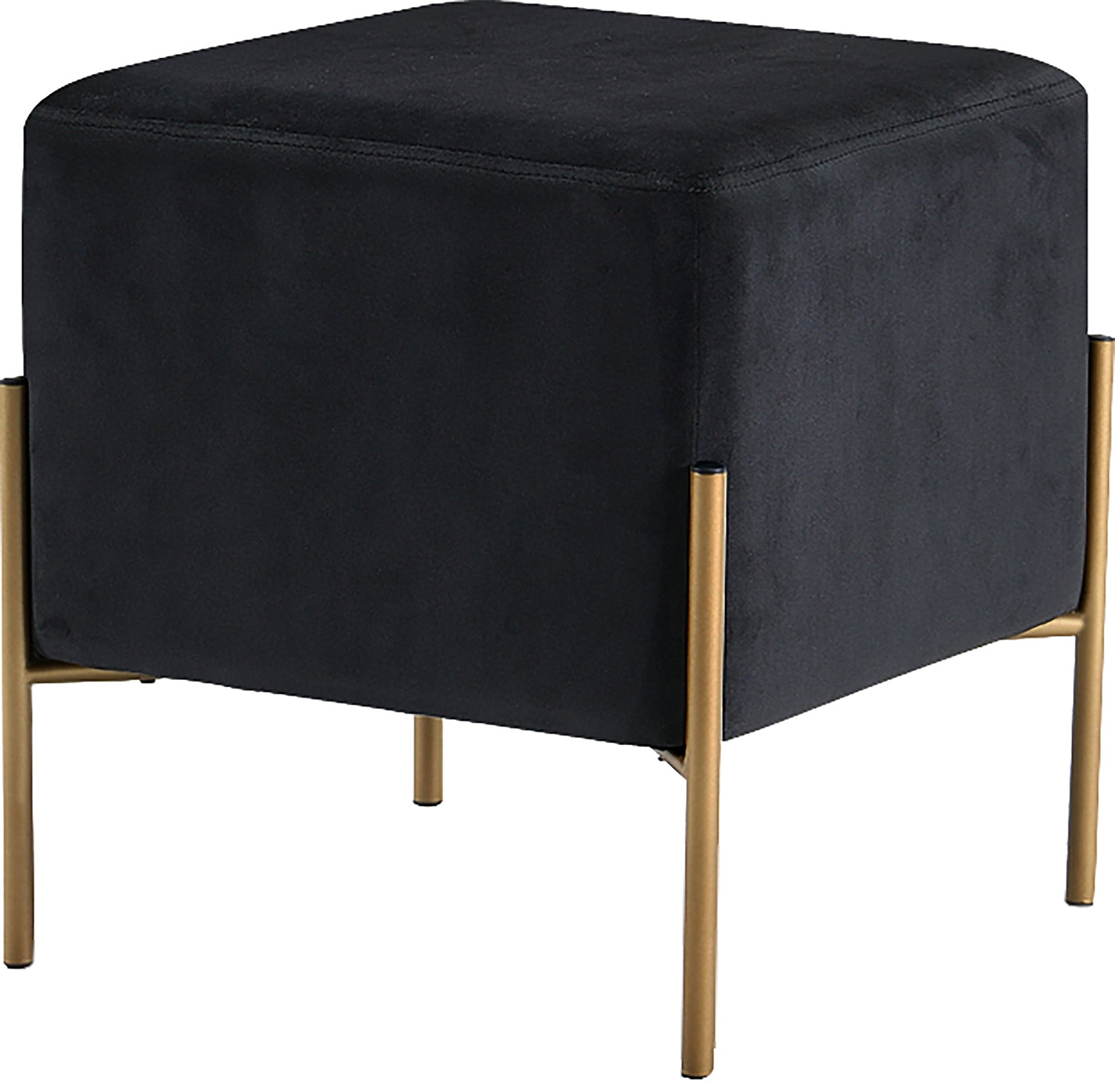 Isla Velvet Ottoman/Stool - Furniture Depot