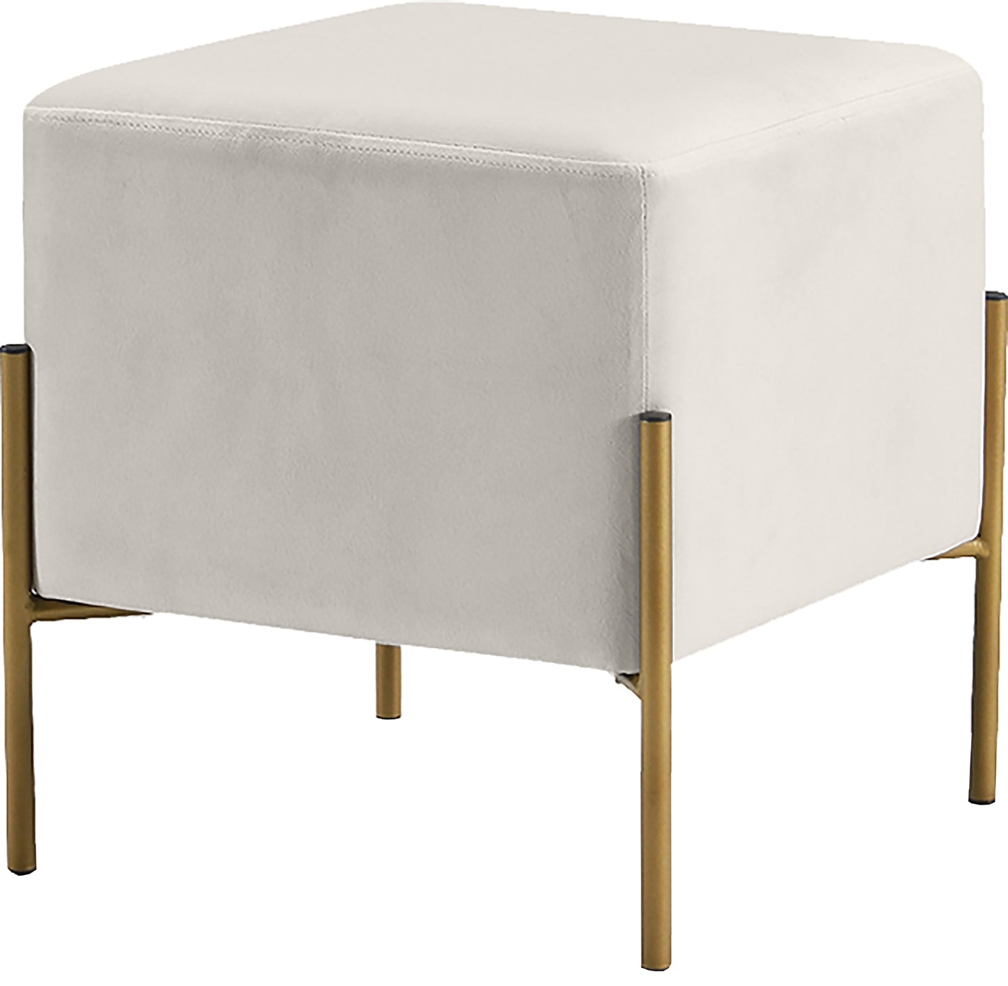 Isla Velvet Ottoman/Stool - Furniture Depot