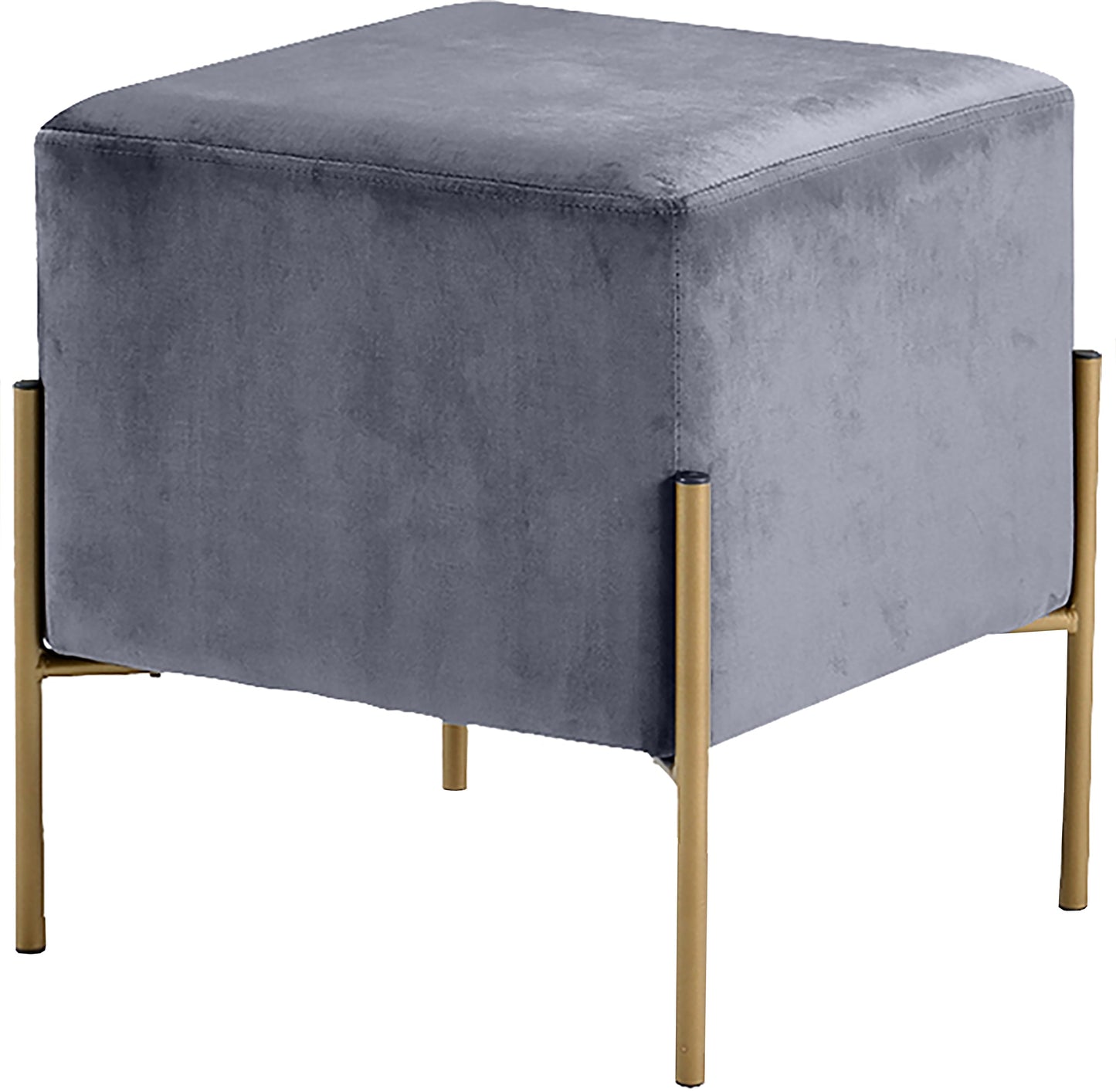 Isla Velvet Ottoman/Stool - Furniture Depot