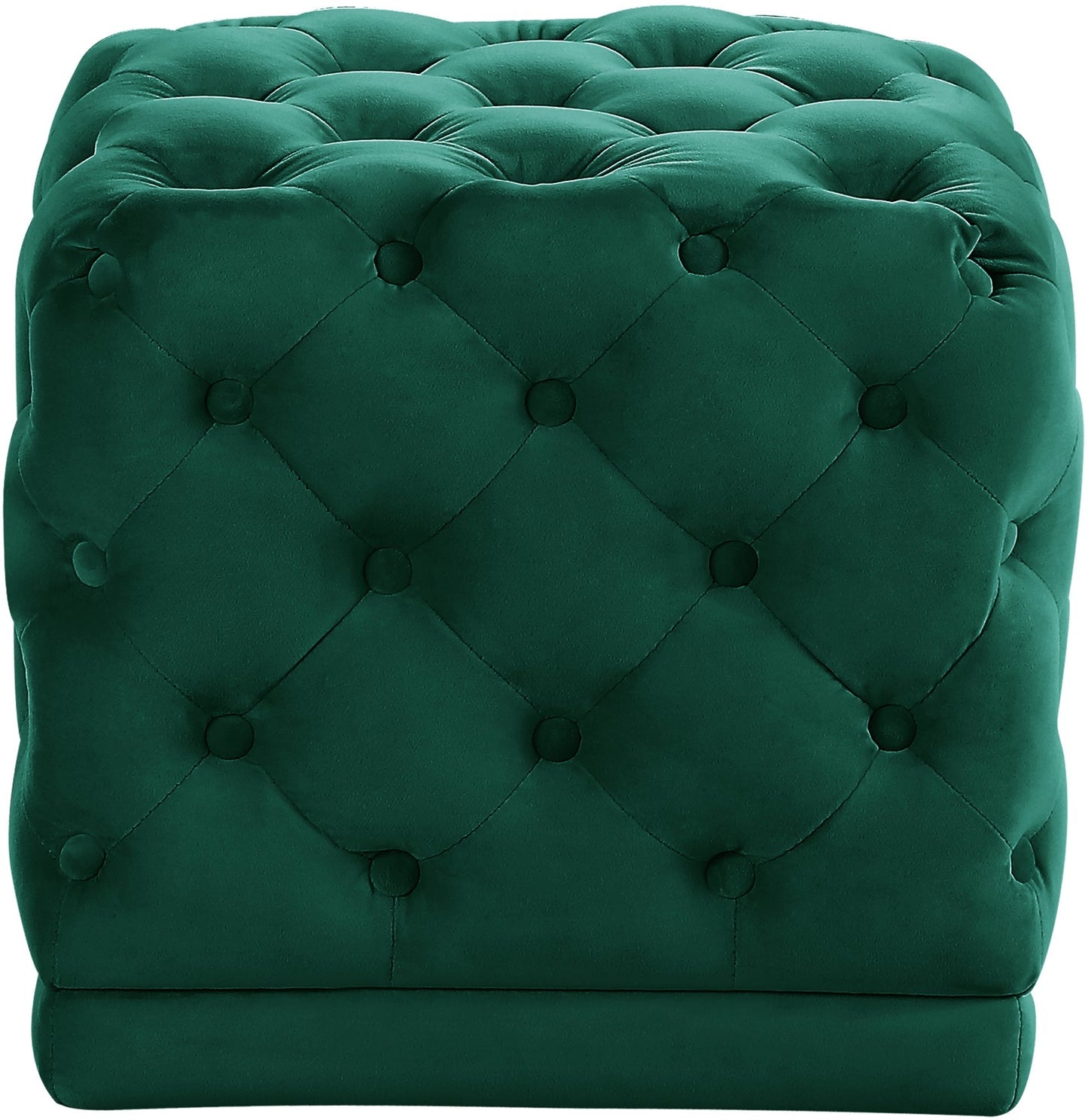 Stella Velvet Ottoman/Stool - Furniture Depot