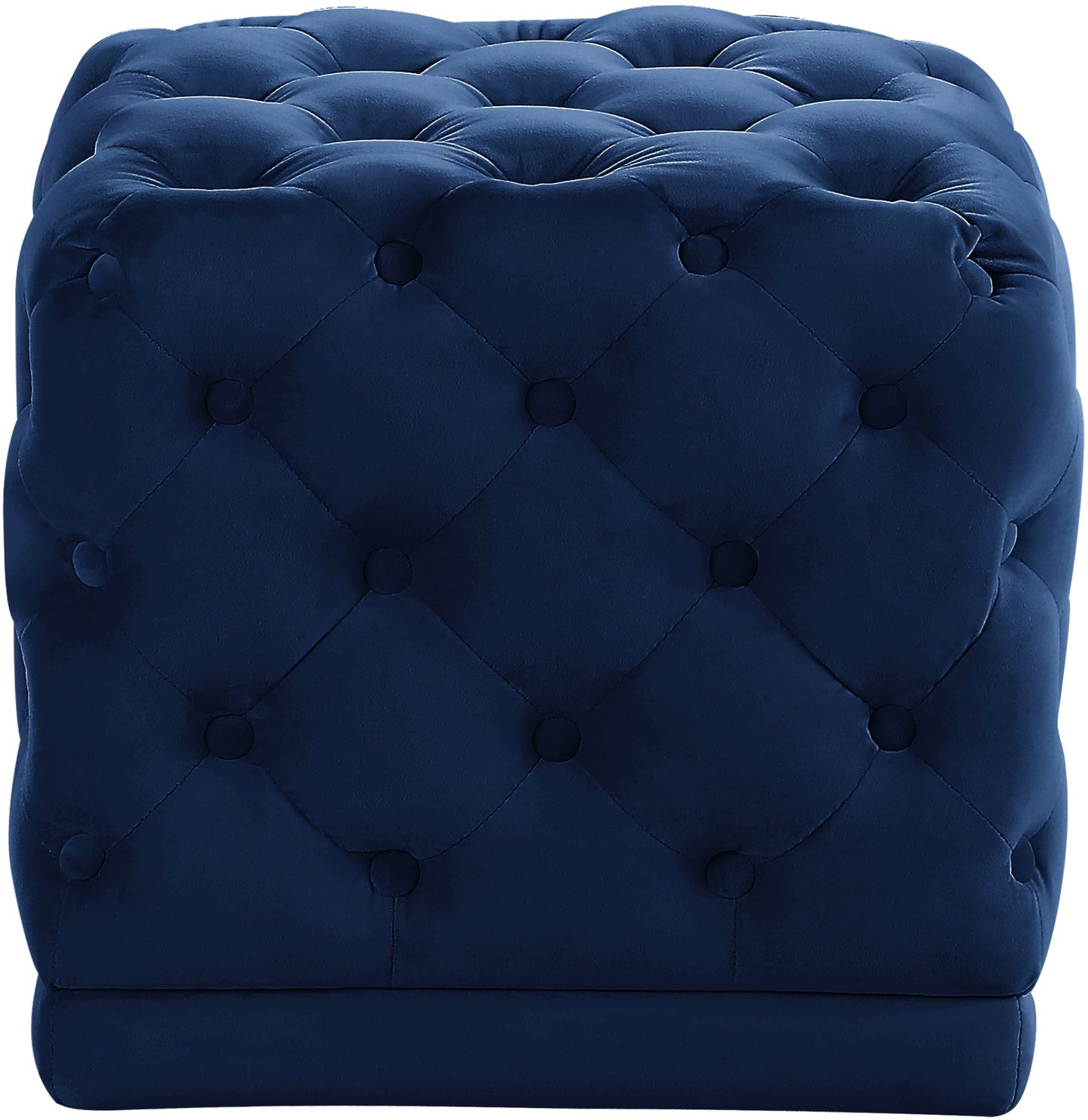 Stella Velvet Ottoman/Stool - Furniture Depot