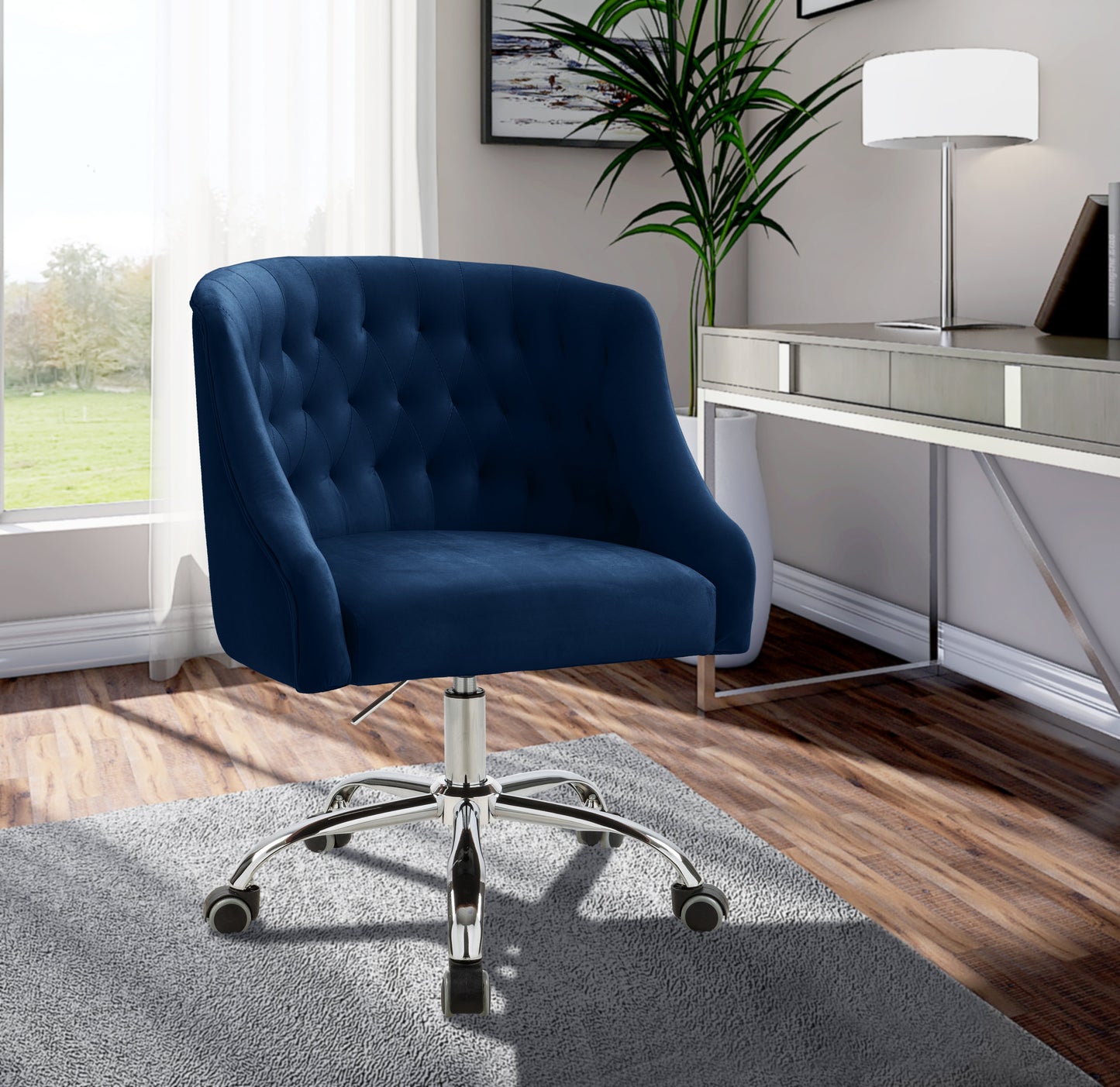 Arden Velvet Office Chair - Furniture Depot