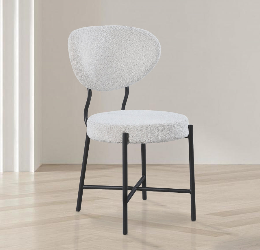 Allure Boucle Fabric Dining Chair - Furniture Depot