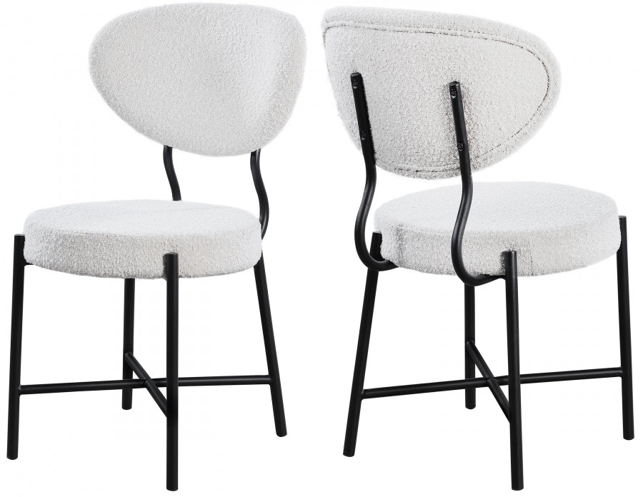 Allure Boucle Fabric Dining Chair - Furniture Depot