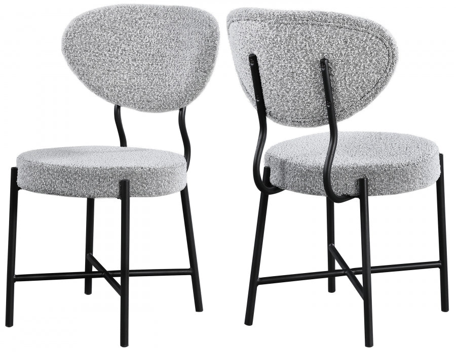 Allure Boucle Fabric Dining Chair - Furniture Depot