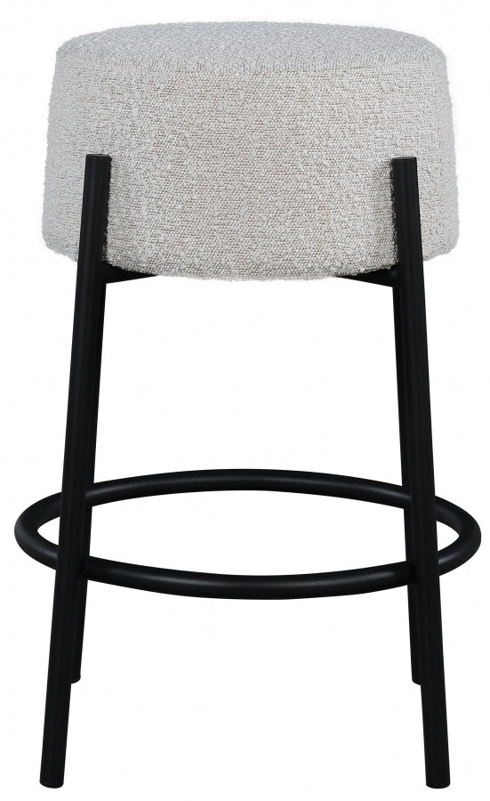 Avalon Boucle Fabric Counter Stool - Furniture Depot