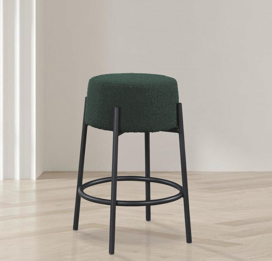 Avalon Boucle Fabric Counter Stool - Furniture Depot