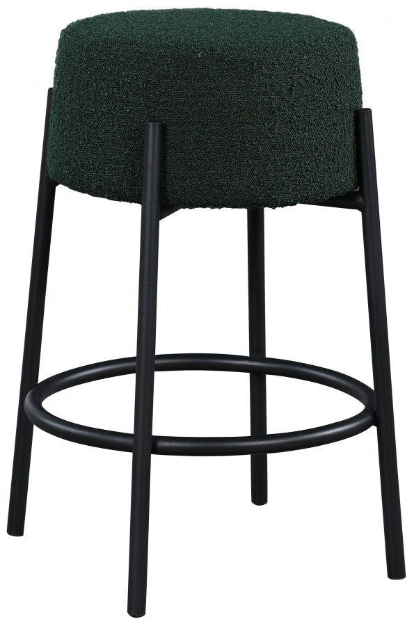 Avalon Boucle Fabric Counter Stool - Furniture Depot