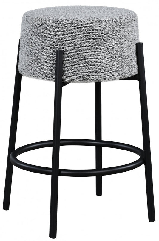 Avalon Boucle Fabric Counter Stool - Furniture Depot