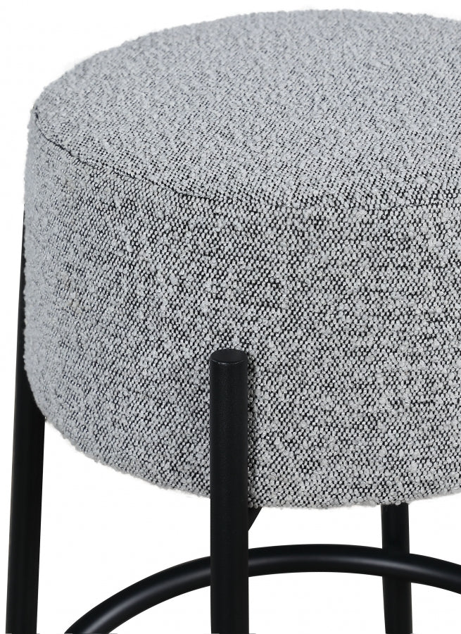 Avalon Boucle Fabric Bar Stool - Furniture Depot