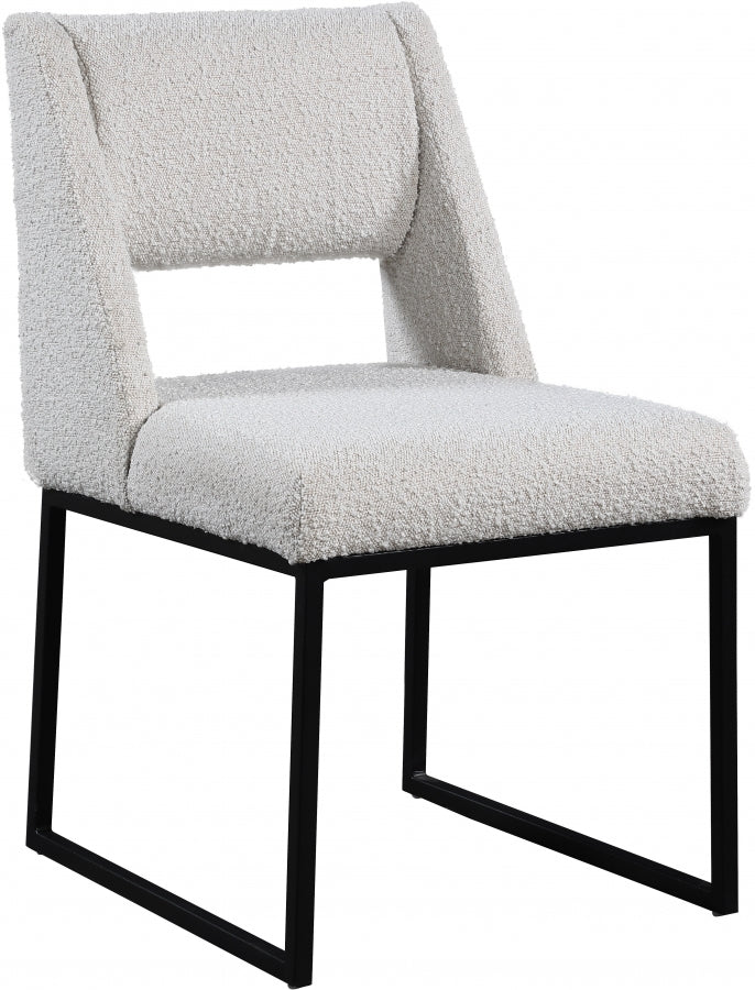 Jayce Boucle Fabric Dining Chair - Furniture Depot