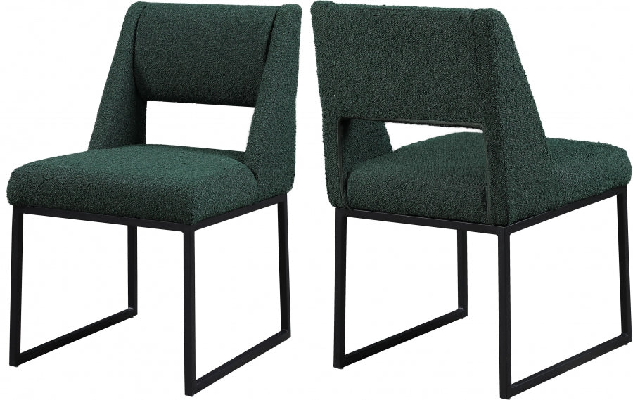 Jayce Boucle Fabric Dining Chair - Furniture Depot